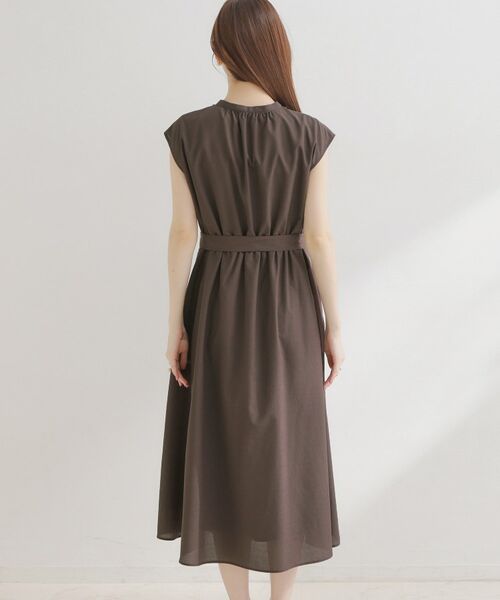 Couture Brooch / クチュールブローチ ロング・マキシ丈ワンピース | リネンライクシアーワンピース | 詳細27