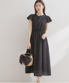 Couture Brooch / クチュールブローチ ロング・マキシ丈ワンピース | シアーチェックOP