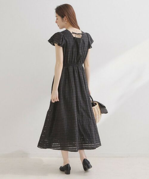 Couture Brooch / クチュールブローチ ロング・マキシ丈ワンピース | シアーチェックOP | 詳細14