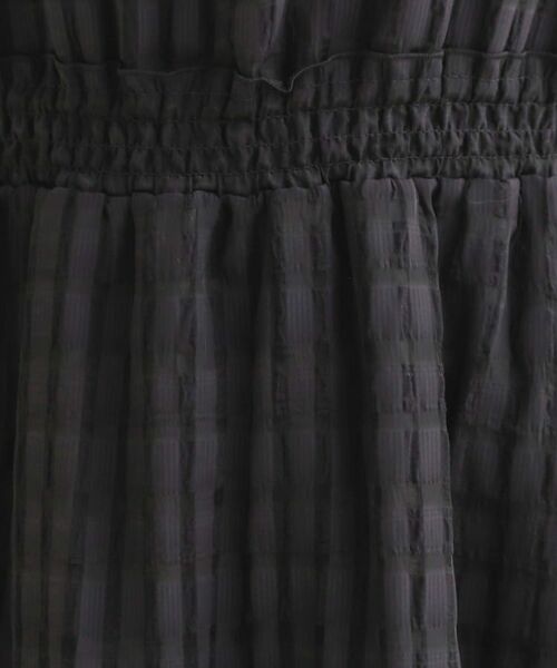 Couture Brooch / クチュールブローチ ロング・マキシ丈ワンピース | シアーチェックOP | 詳細15