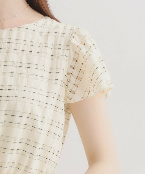 Couture Brooch / クチュールブローチ ロング・マキシ丈ワンピース | シアーチェックOP | 詳細21