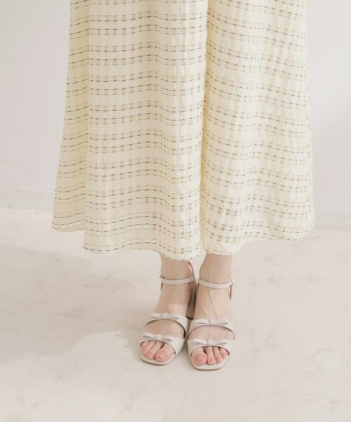 Couture Brooch / クチュールブローチ ロング・マキシ丈ワンピース | シアーチェックOP | 詳細22