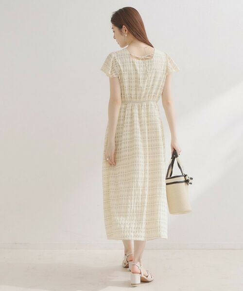 Couture Brooch / クチュールブローチ ロング・マキシ丈ワンピース | シアーチェックOP | 詳細6