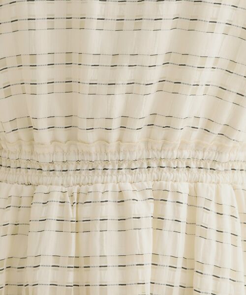 Couture Brooch / クチュールブローチ ロング・マキシ丈ワンピース | シアーチェックOP | 詳細8