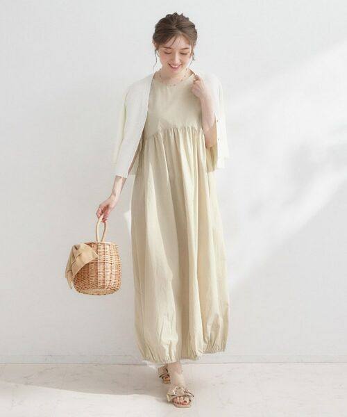 Couture Brooch / クチュールブローチ ロング・マキシ丈ワンピース | ノースリーブバルーンワンピース | 詳細13