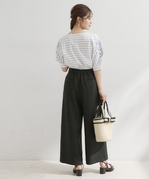 Couture Brooch / クチュールブローチ パンツ | ドライタッチリネンライクマリンパンツ | 詳細13