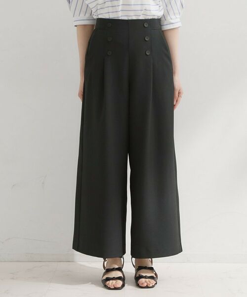 Couture Brooch / クチュールブローチ パンツ | ドライタッチリネンライクマリンパンツ | 詳細15