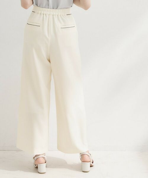 Couture Brooch / クチュールブローチ パンツ | ドライタッチリネンライクマリンパンツ | 詳細3