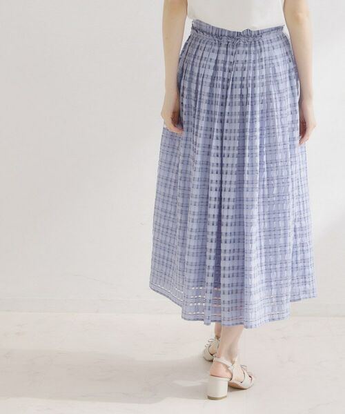 Couture Brooch / クチュールブローチ ロング・マキシ丈スカート | シアーチェックSK | 詳細17