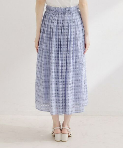 Couture Brooch / クチュールブローチ ロング・マキシ丈スカート | シアーチェックSK | 詳細24