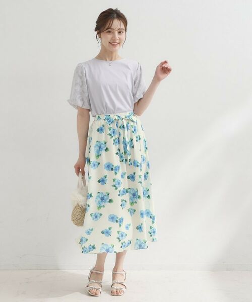 Couture Brooch / クチュールブローチ ロング・マキシ丈スカート | サマーフラワースカート | 詳細4