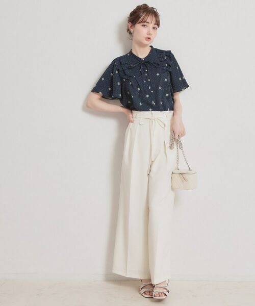 Couture Brooch / クチュールブローチ シャツ・ブラウス | 【洗える】ドットフラワー ブラウス | 詳細13