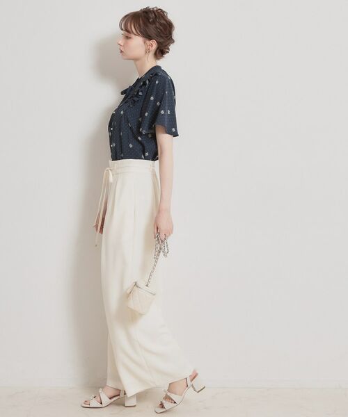 Couture Brooch / クチュールブローチ シャツ・ブラウス | 【洗える】ドットフラワー ブラウス | 詳細14