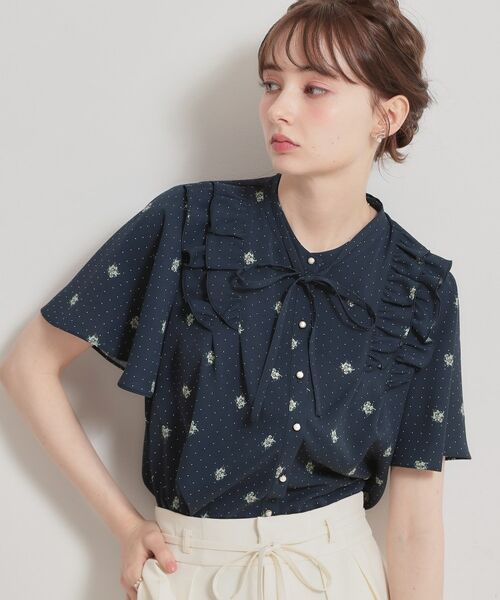 Couture Brooch / クチュールブローチ シャツ・ブラウス | 【洗える】ドットフラワー ブラウス | 詳細16