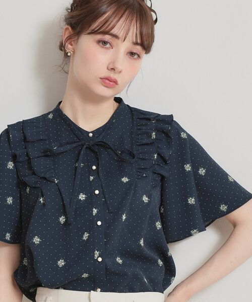 Couture Brooch / クチュールブローチ シャツ・ブラウス | 【洗える】ドットフラワー ブラウス | 詳細17