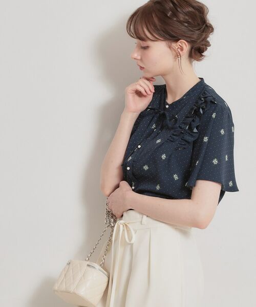 Couture Brooch / クチュールブローチ シャツ・ブラウス | 【洗える】ドットフラワー ブラウス | 詳細18