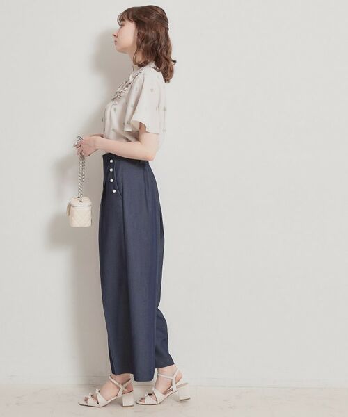 Couture Brooch / クチュールブローチ シャツ・ブラウス | 【洗える】ドットフラワー ブラウス | 詳細2