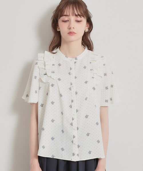 Couture Brooch / クチュールブローチ シャツ・ブラウス | 【洗える】ドットフラワー ブラウス | 詳細25
