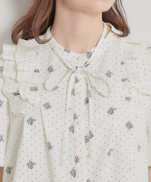 Couture Brooch / クチュールブローチ シャツ・ブラウス | 【洗える】ドットフラワー ブラウス | 詳細26