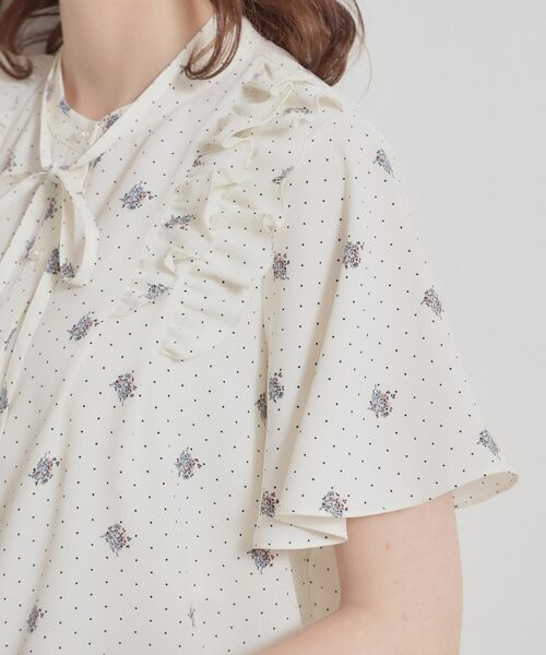Couture Brooch / クチュールブローチ シャツ・ブラウス | 【洗える】ドットフラワー ブラウス | 詳細29