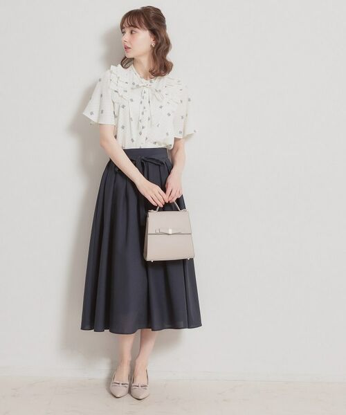 Couture Brooch / クチュールブローチ シャツ・ブラウス | 【洗える】ドットフラワー ブラウス | 詳細7