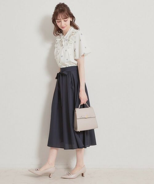 Couture Brooch / クチュールブローチ シャツ・ブラウス | 【洗える】ドットフラワー ブラウス | 詳細8