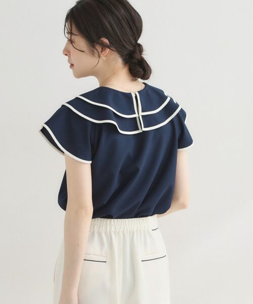 Couture Brooch / クチュールブローチ シャツ・ブラウス | マリンカラーBL | 詳細17