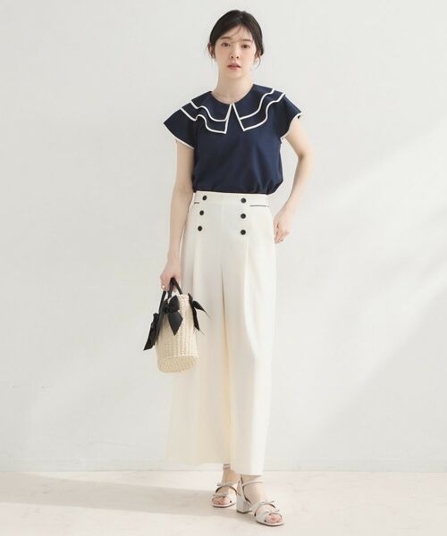 Couture Brooch / クチュールブローチ シャツ・ブラウス | マリンカラーBL | 詳細18