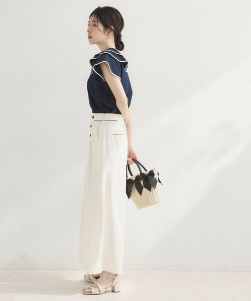 Couture Brooch / クチュールブローチ シャツ・ブラウス | マリンカラーBL | 詳細19