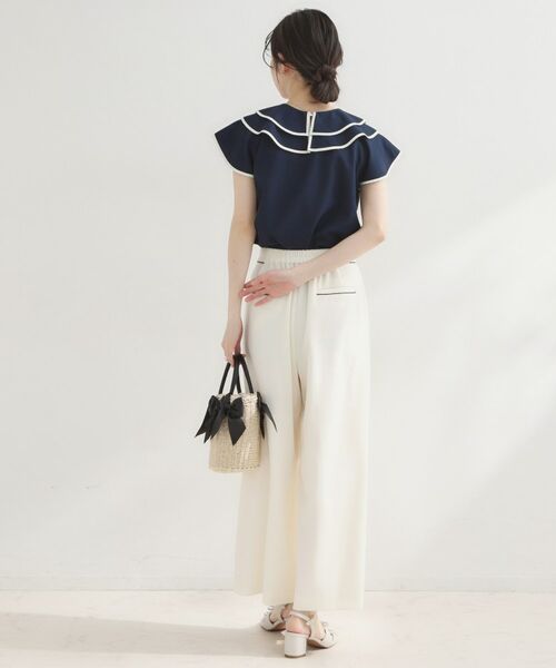 Couture Brooch / クチュールブローチ シャツ・ブラウス | マリンカラーBL | 詳細20