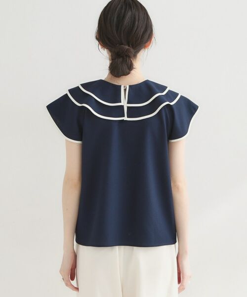 Couture Brooch / クチュールブローチ シャツ・ブラウス | マリンカラーBL | 詳細24