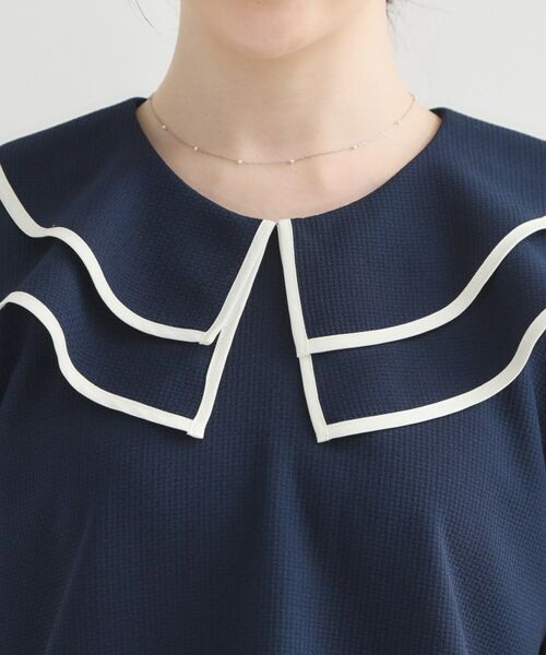 Couture Brooch / クチュールブローチ シャツ・ブラウス | マリンカラーBL | 詳細25