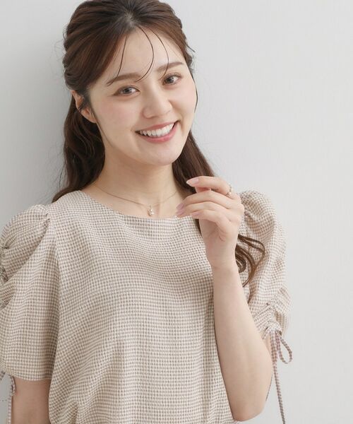 Couture Brooch / クチュールブローチ シャツ・ブラウス | シャーリングチェックブラウス | 詳細16