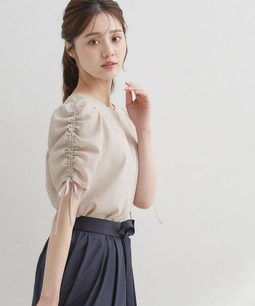Couture Brooch / クチュールブローチ シャツ・ブラウス | シャーリングチェックブラウス | 詳細18
