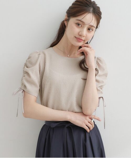 Couture Brooch / クチュールブローチ シャツ・ブラウス | シャーリングチェックブラウス | 詳細19