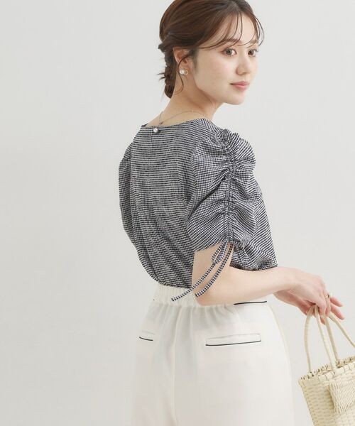 Couture Brooch / クチュールブローチ シャツ・ブラウス | シャーリングチェックブラウス | 詳細2