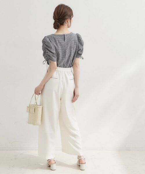 Couture Brooch / クチュールブローチ シャツ・ブラウス | シャーリングチェックブラウス | 詳細5