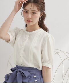 Couture Brooch / クチュールブローチ シャツ・ブラウス | ピンタックレースブラウス