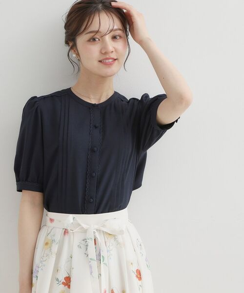 Couture Brooch / クチュールブローチ シャツ・ブラウス | ピンタックレースブラウス | 詳細17