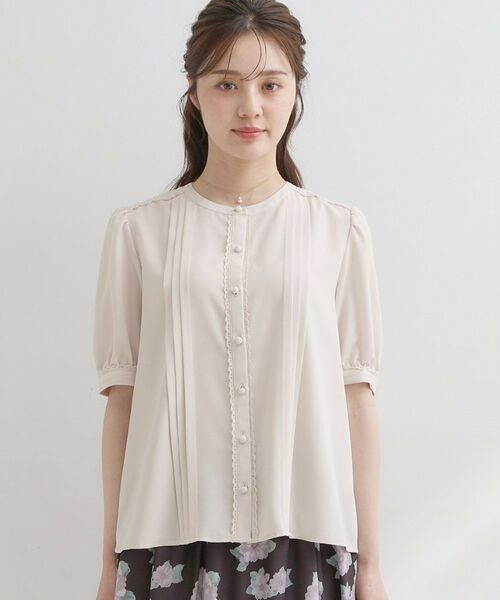 Couture Brooch / クチュールブローチ シャツ・ブラウス | ピンタックレースブラウス | 詳細24