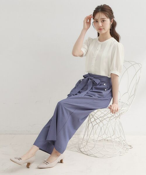 Couture Brooch / クチュールブローチ シャツ・ブラウス | ピンタックレースブラウス | 詳細7