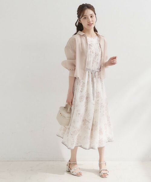 Couture Brooch / クチュールブローチ シャツ・ブラウス | パール調ボタン・オーガンジーショート丈シアーシャツ | 詳細25