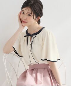 Couture Brooch / クチュールブローチ シャツ・ブラウス | 配色パイピングブラウス