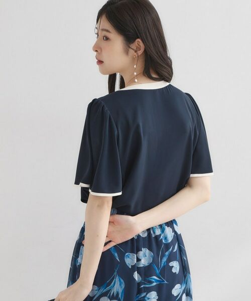 Couture Brooch / クチュールブローチ シャツ・ブラウス | 配色パイピングブラウス | 詳細19