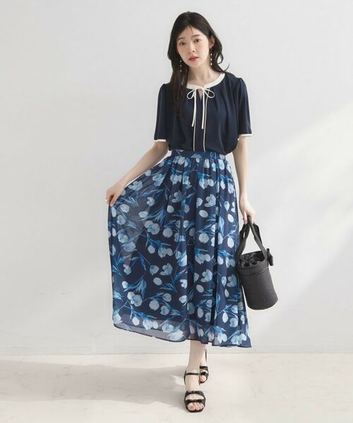 Couture Brooch / クチュールブローチ シャツ・ブラウス | 配色パイピングブラウス | 詳細20