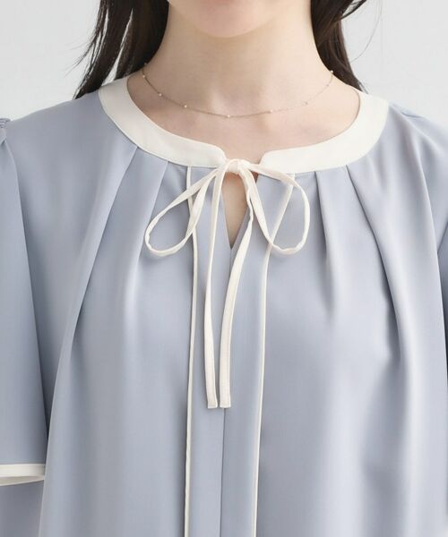 Couture Brooch / クチュールブローチ シャツ・ブラウス | 配色パイピングブラウス | 詳細27