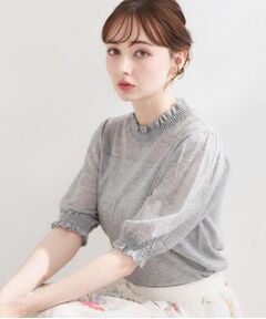 Couture Brooch / クチュールブローチ ニット・セーター | LEVITAシャーリングニットトップス