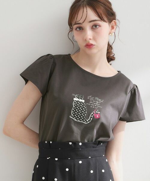 Couture Brooch / クチュールブローチ Tシャツ | フレンチCAT プルオーバー | 詳細16