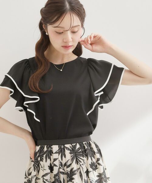 Couture Brooch / クチュールブローチ カットソー | 60シルラッフルフレアスリーブ | 詳細10