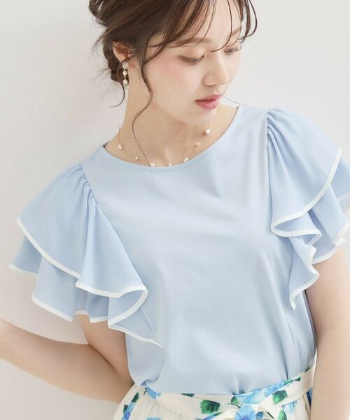 Couture Brooch / クチュールブローチ カットソー | 60シルラッフルフレアスリーブ | 詳細22